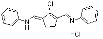 CAS # 63856-99-5, N-[[2-Chloro-3-[(phenylamino)methylene]-1-cyclopenten-1-yl]methylene]-benzenamine monohydrochloride