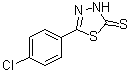 structure of CAS# 63857-85-2, 5-(4-氯苯基)-1,3,4-噻二唑-2(3H)-硫酮