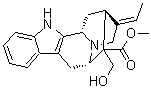 (+)-阿枯米定碱分子结构 (CAS 639-36-1)