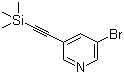 3-Bromo-5-((2-trimethylsilyl)ethynyl)pyridine molecular structure (CAS 639011-64-6)