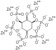 Zinc phytate molecular structure (CAS 63903-51-5)