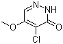 structure of CAS# 63910-43-0, 4-氯-5-甲氧基哒嗪-3(2H)-酮