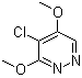 structure of CAS# 63910-48-5, 4-Chloro-3,5-dimethoxypyridazine