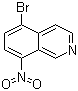 5-Bromo-8-nitroisoquinoline molecular structure (CAS 63927-23-1)
