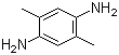 2,5-二甲基-1,4-苯二胺分子结构 (CAS 6393-01-7)