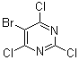 5-Bromo-2,4,6-trichloropyrimidine molecular structure (CAS 63931-21-5)