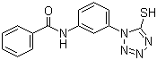 N-(3-(5-巯基-1H-四唑-1-基)苯基)苯甲酰胺分子结构 (CAS 63967-10-2)