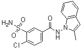 去氢吲达帕胺分子结构 (CAS 63968-75-2)