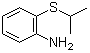 structure of CAS# 6397-33-7, 2-(异丙硫基)苯胺
