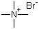 structure of CAS# 64-20-0, Tetramethylammonium bromide
