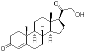 structure of CAS# 64-85-7, 去氧皮质酮