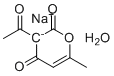 3-乙酰基-6-甲基-2H-吡喃-2,4(3H)-二酮钠盐一水合物分子结构 (CAS 64039-28-7)