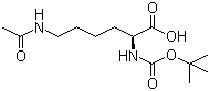structure of CAS# 6404-26-8, N-Boc-N'-acetyl-L-lysine
