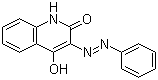 CAS # 6407-80-3, Solvent Yellow 18, C.I. 12770, 4-Hydroxy-3-(phenylazo)-2(1H)-quinolone