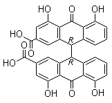 structure of CAS# 641-12-3, Sennidin A
