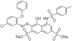 CAS 登录号：6416-66-6, 弱酸性亮红 B