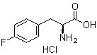 structure of CAS# 64231-54-5, 4-氟-L-苯丙氨酸盐酸盐
