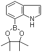 7-吲哚硼酸频那醇酯分子结构 (CAS 642494-37-9)