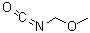 甲氧基甲基异氰酸酯分子结构 (CAS 6427-21-0)