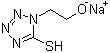 CAS 登录号：64350-77-2, 1-(2-羟基乙基)-1H-四唑-5-基硫醇钠盐
