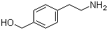 4-(2-氨基乙基)苯甲醇分子结构 (CAS 64353-30-6)