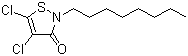 structure of CAS# 64359-81-5, 4,5-Dichloro-2-octyl-isothiazolone