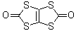 structure of CAS# 64394-45-2, 1,3,4,6-Tetrathiapentalene-2,5-dione
