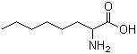structure of CAS# 644-90-6, (+/-)-2-Aminooctanoic acid