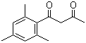 structure of CAS# 6450-57-3, 2,4,6-Trimethylbenzoylacetone