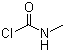 structure of CAS# 6452-47-7, Methylaminoformyl chloride