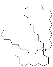 四(十一烷基)锡分子结构 (CAS 64544-78-1)