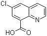 structure of CAS# 6456-78-6, 6-氯喹啉-8-羧酸