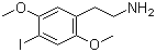 structure of CAS# 64584-32-3, 4-碘-2,5-二甲氧基苯乙胺