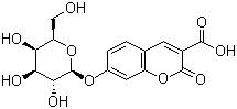 CAS 登录号：64664-99-9, 7-beta-半乳糖香豆素-3-羧酸