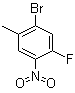 1-溴-5-氟-2-甲基-4-硝基苯分子结构 (CAS 64695-96-1)