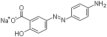 CAS # 6470-98-0, Mordant Yellow 12, Sodium 5-[(4-aminophenyl)azo]salicylate