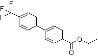 4-(4-三氟甲基苯基)苯甲酸乙酯分子结构 (CAS 647842-34-0)