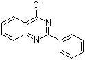 structure of CAS# 6484-25-9, 2-Phenyl-4-chloroquinazoline