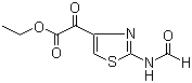 structure of CAS# 64987-03-7, 2-甲酰氨基噻唑-4-乙醛酸乙酯