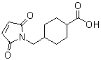 structure of CAS# 64987-82-2, N-(4-羧基环己基甲基)马来酰亚胺