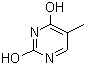 CAS # 65-71-4, Thymine, 5-Methyluracil, 2,4-Dihydroxy-5-methylpyrimidine, 5-Methyluracil