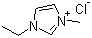氯化 1-乙基-3-甲基咪唑鎓分子结构 (CAS 65039-09-0)