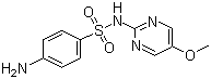 structure of CAS# 651-06-9, 磺胺对甲氧嘧啶