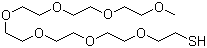 2,5,8,11,14,17,20-七氧杂二十二烷-22-硫醇分子结构 (CAS 651042-82-9)