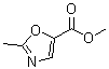 2-甲基-5-恶唑羧酸甲酯分子结构 (CAS 651059-70-0)