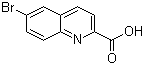 structure of CAS# 65148-10-9, 6-溴-2-喹啉甲酸