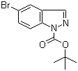structure of CAS# 651780-02-8, 5-溴-吲唑-1-羧酸叔丁酯