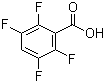 structure of CAS# 652-18-6, 2,3,5,6-四氟苯甲酸