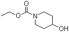4-羟基哌啶-1-甲酸乙酯分子结构 (CAS 65214-82-6)