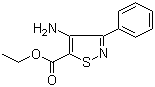 CAS 登录号：65237-13-0, 4-氨基-3-苯基-5-异噻唑羧酸乙酯